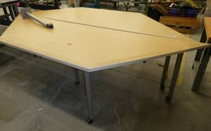 Two Laminate conference room tables short edge is 45 inches long edge is 109 inches, 33 deep