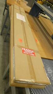 Two new in box hardwood locker bench tops 72 inches long x 9.5 wide