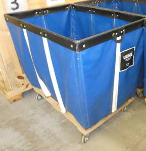 ULINE H-1807 16 bushel rolling basket
