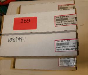 6 New flow meters Key Instruments model FR2A02BVBN