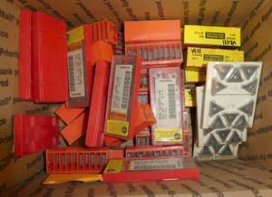 35 Boxes of inserts for indexable tooling