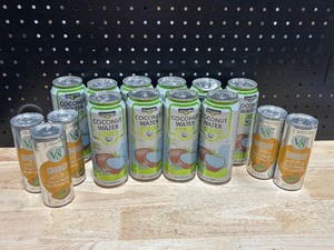 Coconut Water and V8 Drinks