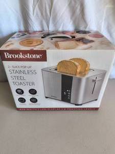 2 Slice Pop-up Stainless Steel Toaster