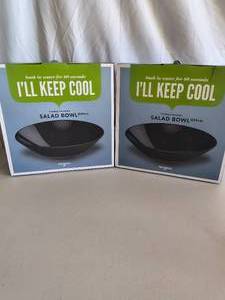 Cooling Ceramics Salad Bowls - Set of 2