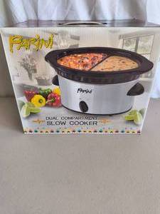 Dual Compartment Slow Cooker