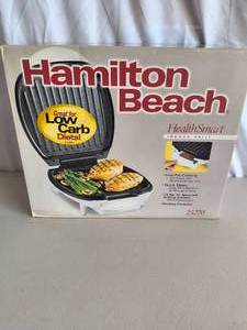 Health Start Indoor Grill 73 Sq in Non-stick Indoor Grill