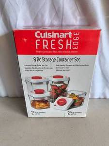 8 Piece Storage Container Set -Cuisinart