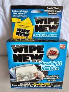 Headlight Restore- Wipe New Brand