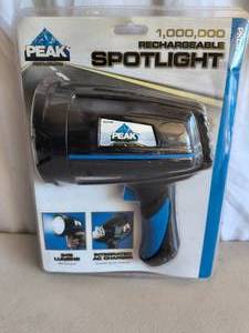 1,000,000 Rechargable Spotlight