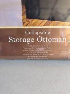 Collapsable Storage Ottoman