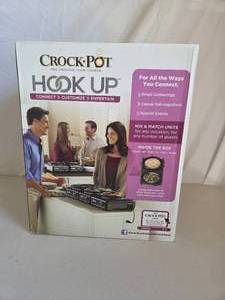 Crock Pot - Hook Up unit with (2) 1 Qt ovals