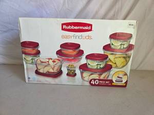 Rubbermaid - 42 piece stackable storage containers