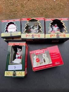 6- Coca-Cola Polar Bear Christmas Collection (New In Package)