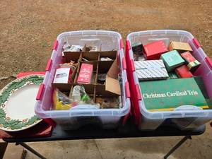 Christmas Lot Christmas Trio, Avon, Coca-Cola & Misc