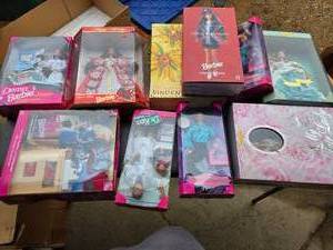 5- Vintage Barbie Dolls (New In Package)