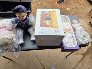 3- Vintage Dolls (Some New In Package)