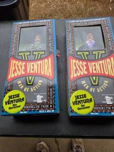 2- Vintage Jesse Ventura Dolls (New In Package)