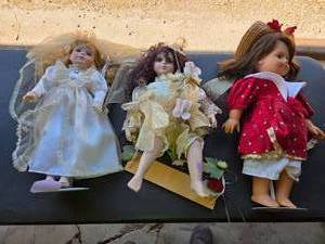 3 Vintage Dolls