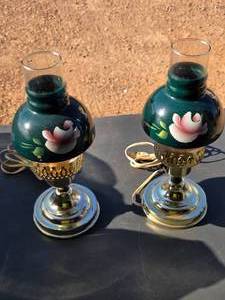 2- Electric Kerosene Style Lamps