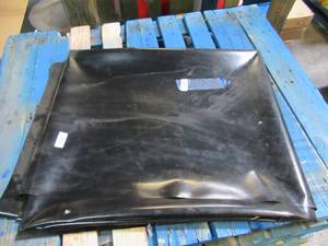 NEW Vinyl Tarp Remnant - 8 x 10 Black  Black Vinyl tarp - 20 oz. Heavyweight Duty
