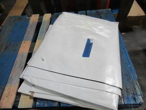 NEW Vinyl Tarp - 16 x 28 Black  White Vinyl tarp - 7 oz. Lightweight Duty
