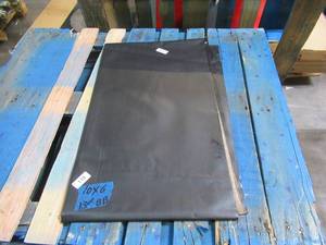 NEW Vinyl Tarp Remnant - 6 x 10 Black  Black Vinyl tarp - 13 oz. Midweight Duty
