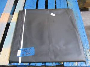 NEW Vinyl Tarp Remnant - 10 x 14 Black  White Vinyl tarp - 13 oz. Midweight Duty