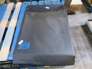 NEW Vinyl Tarp Remnant - 10 x 14 Black  White Vinyl tarp - 13 oz. Midweight Duty