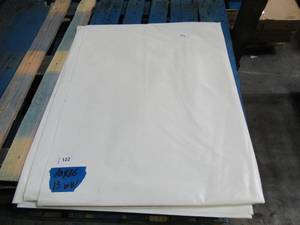 NEW Vinyl Tarp Remnant - 10 x 16 White  White Vinyl tarp - 13 oz. Midweight Duty