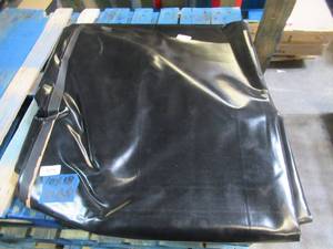 NEW Vinyl Tarp Remnant - 10 x 18 Black  Black Vinyl tarp - 20 oz. Heavyweight Duty