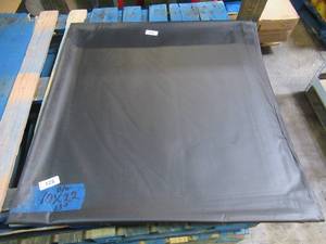 NEW Vinyl Tarp Remnant - 10 x 22 Black  White Vinyl tarp - 13 oz. Midweight Duty