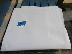 NEW Vinyl Tarp Remnant - 16 x 30 White  White Vinyl tarp - 15 oz. Midweight Duty