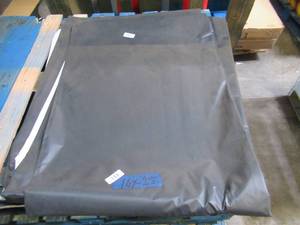 NEW Vinyl Tarp - 16 x 25  Black  White Vinyl tarp - 8 oz. Lightweight Duty