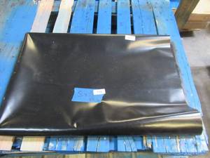 NEW Vinyl Tarp Remnant - 5 x 15 Black  Black Vinyl tarp - 20 oz. Heavyweight Duty