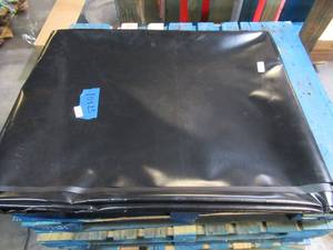 NEW Vinyl Tarp - 10 x 25 Black  Black Vinyl tarp - 20 oz. Heavyweight Duty