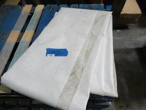 NEW Vinyl Tarp Remnant - 10 x 10 White  White Vinyl tarp - 20 oz. Heavyweight Duty