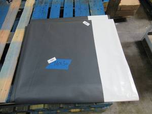 NEW Vinyl Tarp - 16 x 30 Black  White Vinyl tarp - 10 oz. Lightweight Duty
