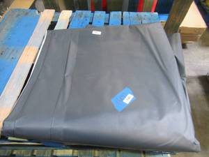 NEW Vinyl Tarp - 16 x 40 Black  White Vinyl tarp - 10 oz. Lightweight Duty