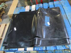 NEW Vinyl Tarp Remnant - 4 x 47 Black  Black Vinyl tarp - 20 oz. Heavyweight Duty