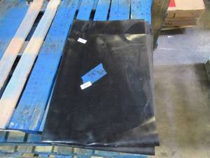 NEW Vinyl Tarp Remnant - 3 x 5 Black  Black Vinyl tarp - 20 oz. Heavyweight Duty