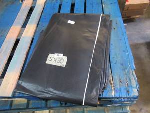 NEW Vinyl Tarp - 5 x 30 Black  White Vinyl tarp - 7 oz. Lightweight Duty