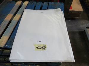 NEW Vinyl Tarp - 10 x 16 Black  White Vinyl tarp - 7 oz. Lightweight Duty