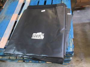 NEW Vinyl Tarp - 16 x 18 Black  White Vinyl tarp - 7 oz. Lightweight Duty