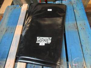 NEW Vinyl Tarp - 10 x 20 Black  Black Vinyl tarp - 20 oz. Heavyweight Duty