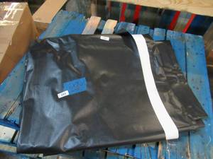 NEW Vinyl Tarp - 12 x 30 Black  White Vinyl tarp - 7 oz. Lightweight Duty