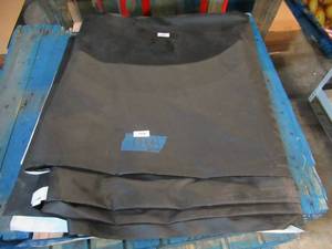 NEW Vinyl Tarp - 19 x 21 Black  White Vinyl tarp - 13 oz. Midweight Duty
