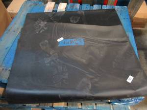 NEW Vinyl Tarp Remnant - 6 x 80 Black  White Vinyl tarp - 9 oz. Lightweight Duty