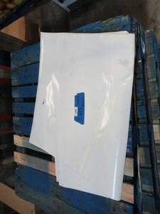 NEW Vinyl Tarp Remnant - 5 x 15 White  White Vinyl tarp - 20 oz. Heavyweight Duty