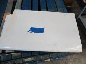NEW Vinyl Tarp Remnant - 10 x 13 White  White Vinyl tarp - 20 oz. Heavyweight Duty