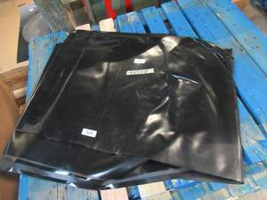 NEW Vinyl Tarp Remnant - 4 x 26 Black  Black Vinyl tarp - 20 oz. Heavyweight Duty